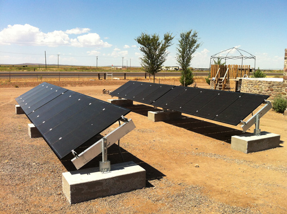 PV Installation near Saragosa Texas